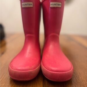Hunter Kids Fuchsia Rain Boots
